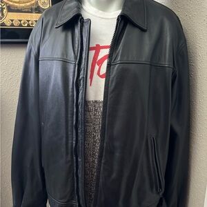 Wilson Black Leather Jacket